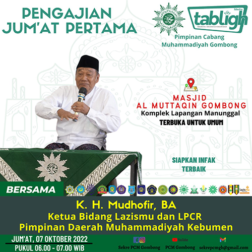 PENGAJIAN JUMAT PAGI PEKAN KE 1 OKTOBER 2022