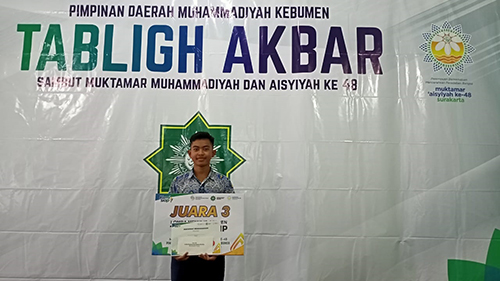Selamat, Cerpen “Yang Aku Tahu tentang Muhammadiyah dari Ayahku” Karya Raden Yudistira Raih Juara 3 Tingkat Kabupaten