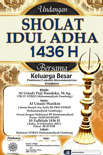 SHOLAT IDUL ADHA 1436 H