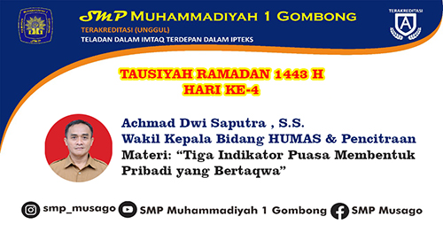 TAUSIYAH RAMADAN 1443 ACHMAD DWI SAPUTRA S.S. Hari Ke 4
