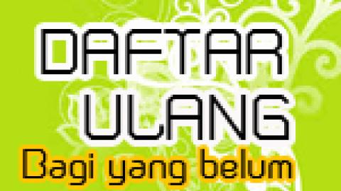 BUKU RAPORT DAN DAFTAR ULANG SUSULAN
