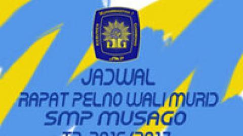 RAPAT PLENO WALI MURID TP. 2016/2017